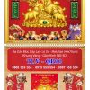 Bìa lịch gập lò xo Con Giáp Tài Lộc