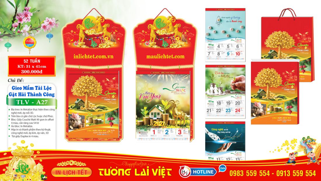 Bloc 52 tuần Chữ Cẩm Thạch