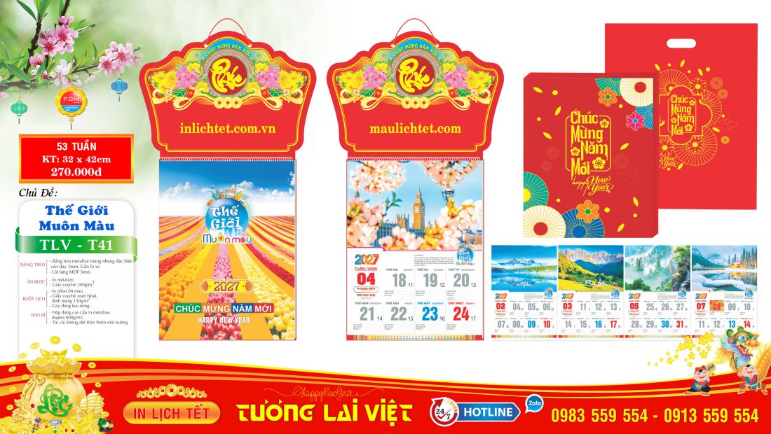 Bloc 52 tuần Phong Cảnh Thế Giới
