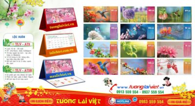 In Lịch Bàn theo yêu cầu