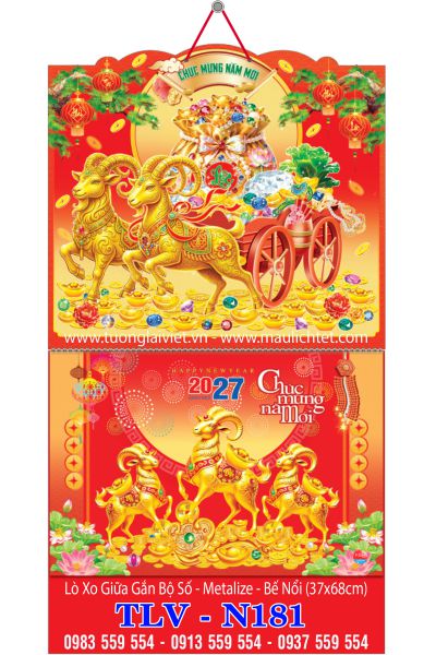 Lịch lò xo giữa bộ số Tết Đong Đầy
